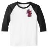 Raglan 3/4 Roundneck Shirt (White Body) Raglan 3/4 Roundneck Shirt (White Body) Thumbnail