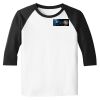 Raglan 3/4 Roundneck Shirt (White Body) Thumbnail