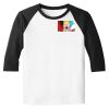Raglan 3/4 Roundneck Shirt (White Body) Thumbnail
