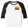 Raglan 3/4 Roundneck Shirt (White Body) Thumbnail