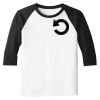 Raglan 3/4 Roundneck Shirt (White Body) Thumbnail
