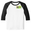 Raglan 3/4 Roundneck Shirt (White Body) Raglan 3/4 Roundneck Shirt (White Body) Thumbnail