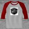 Raglan 3/4 Roundneck Shirt (Gray Body) Thumbnail