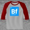 Raglan 3/4 Roundneck Shirt (Gray Body) Thumbnail