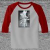 Raglan 3/4 Roundneck Shirt (Gray Body) Thumbnail