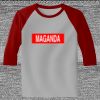 Raglan 3/4 Roundneck Shirt (Gray Body) Thumbnail