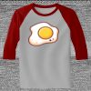 Raglan 3/4 Roundneck Shirt (Gray Body) Thumbnail