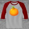 Raglan 3/4 Roundneck Shirt (Gray Body) Thumbnail
