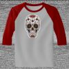 Raglan 3/4 Roundneck Shirt (Gray Body) Thumbnail