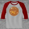 Raglan 3/4 Roundneck Shirt (Gray Body) Thumbnail