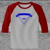 Raglan 3/4 Roundneck Shirt (Gray Body) Thumbnail
