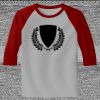 Raglan 3/4 Roundneck Shirt (Gray Body) Thumbnail
