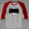 Raglan 3/4 Roundneck Shirt (Gray Body) Thumbnail