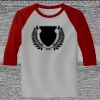 Raglan 3/4 Roundneck Shirt (Gray Body) Thumbnail