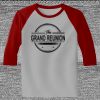 Raglan 3/4 Roundneck Shirt (Gray Body) Thumbnail