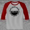 Raglan 3/4 Roundneck Shirt (Gray Body) Thumbnail