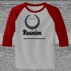Raglan 3/4 Roundneck Shirt (Gray Body) Thumbnail