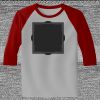 Raglan 3/4 Roundneck Shirt (Gray Body) Thumbnail