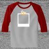 Raglan 3/4 Roundneck Shirt (Gray Body) Thumbnail