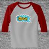 Raglan 3/4 Roundneck Shirt (Gray Body) Thumbnail