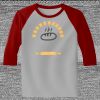 Raglan 3/4 Roundneck Shirt (Gray Body) Thumbnail