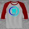 Raglan 3/4 Roundneck Shirt (Gray Body) Thumbnail