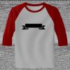 Raglan 3/4 Roundneck Shirt (Gray Body) Thumbnail