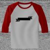 Raglan 3/4 Roundneck Shirt (Gray Body) Thumbnail