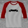 Raglan 3/4 Roundneck Shirt (Gray Body) Thumbnail