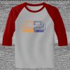 Raglan 3/4 Roundneck Shirt (Gray Body) Thumbnail