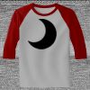 Raglan 3/4 Roundneck Shirt (Gray Body) Thumbnail