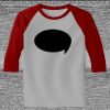 Raglan 3/4 Roundneck Shirt (Gray Body) Thumbnail