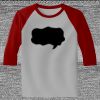 Raglan 3/4 Roundneck Shirt (Gray Body) Thumbnail