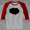 Raglan 3/4 Roundneck Shirt (Gray Body) Thumbnail
