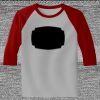 Raglan 3/4 Roundneck Shirt (Gray Body) Thumbnail