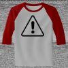 Raglan 3/4 Roundneck Shirt (Gray Body) Thumbnail