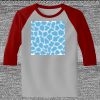 Raglan 3/4 Roundneck Shirt (Gray Body) Thumbnail