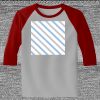 Raglan 3/4 Roundneck Shirt (Gray Body) Thumbnail