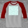 Raglan 3/4 Roundneck Shirt (Gray Body) Thumbnail