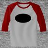 Raglan 3/4 Roundneck Shirt (Gray Body) Thumbnail