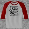 Raglan 3/4 Roundneck Shirt (Gray Body) Thumbnail