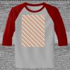 Raglan 3/4 Roundneck Shirt (Gray Body) Thumbnail