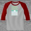 Raglan 3/4 Roundneck Shirt (Gray Body) Thumbnail