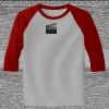 Raglan 3/4 Roundneck Shirt (Gray Body) Thumbnail