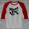 Raglan 3/4 Roundneck Shirt (Gray Body) Thumbnail