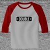 Raglan 3/4 Roundneck Shirt (Gray Body) Thumbnail