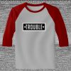 Raglan 3/4 Roundneck Shirt (Gray Body) Thumbnail