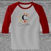 Raglan 3/4 Roundneck Shirt (Gray Body) Thumbnail