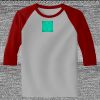 Raglan 3/4 Roundneck Shirt (Gray Body) Thumbnail