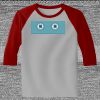 Raglan 3/4 Roundneck Shirt (Gray Body) Thumbnail